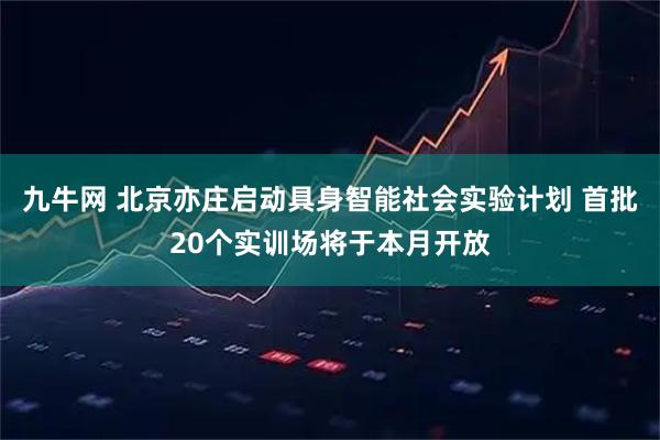 九牛网 北京亦庄启动具身智能社会实验计划 首批20个实训场将于本月开放