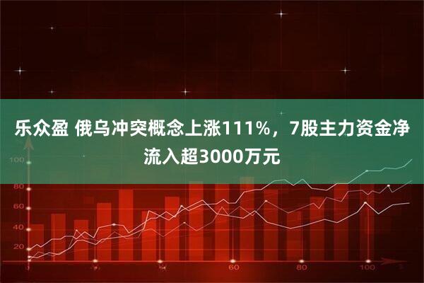 乐众盈 俄乌冲突概念上涨111%，7股主力资金净流入超3000万元