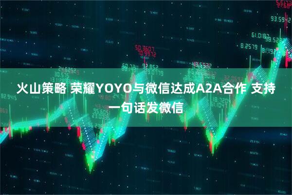火山策略 荣耀YOYO与微信达成A2A合作 支持一句话发微信
